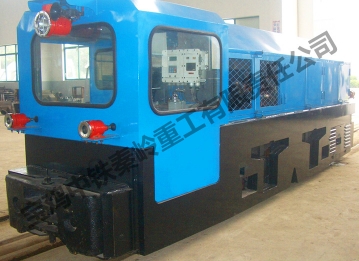 ZTY90 mine locomotive with explosion-proof diesel engine
